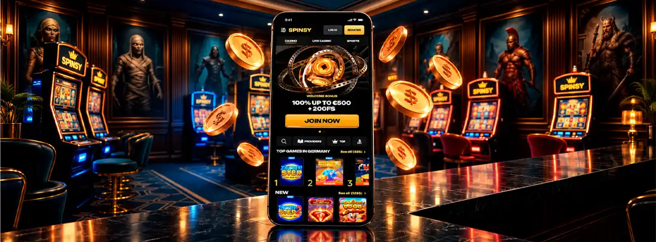 Spinsy mobile app